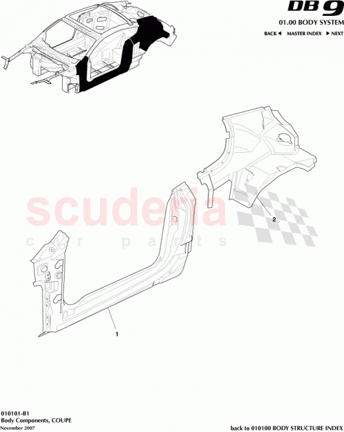 Part Diagram for Aston Martin 4G436010233