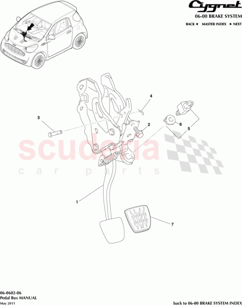 Part Diagram for Aston Martin 84340-19025