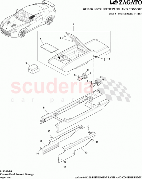 Part Diagram for Aston Martin 9G33-C045C76-AGW