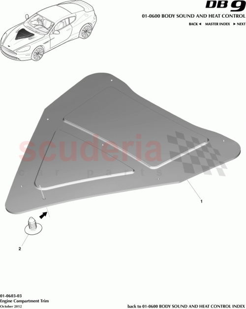 Part Diagram for Aston Martin DG43-16738-AA