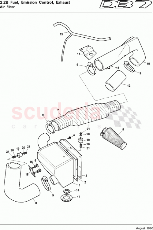 Part Diagram for Aston Martin 0880423