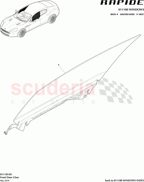 Part Diagram for Aston Martin AD43-F21411-AG