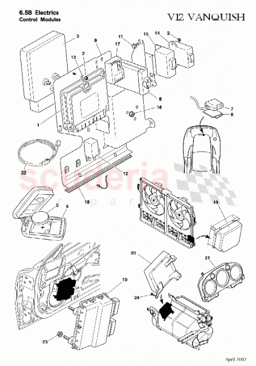 Part Diagram for Aston Martin 1R12-375247-AA
