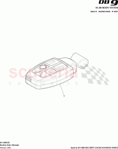 Part Diagram for Aston Martin 4G43-70290-BD