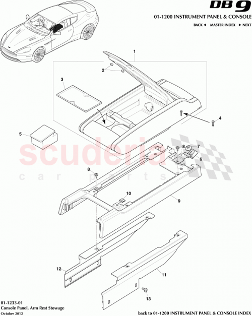 Part Diagram for Aston Martin CG43-045C76-AGW