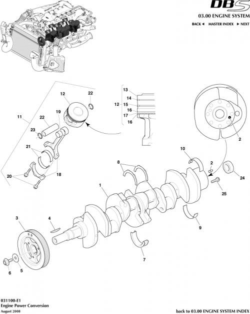 Part Diagram for Aston Martin 02-85010