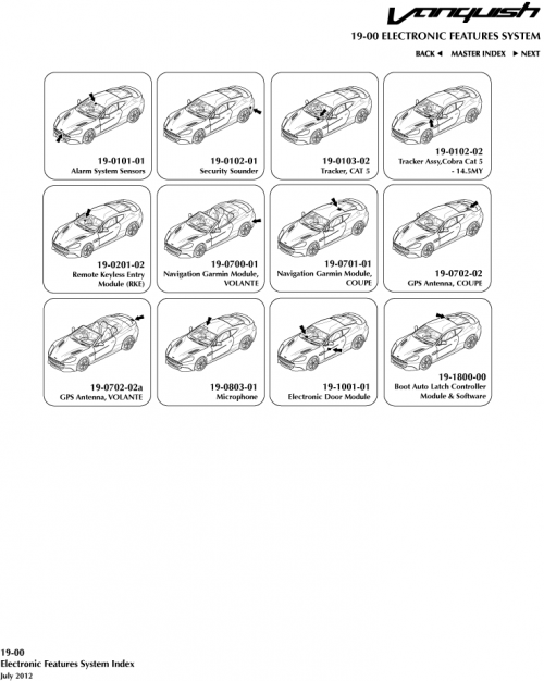 Part Diagram for Aston Martin SY7Y-17D786-CA