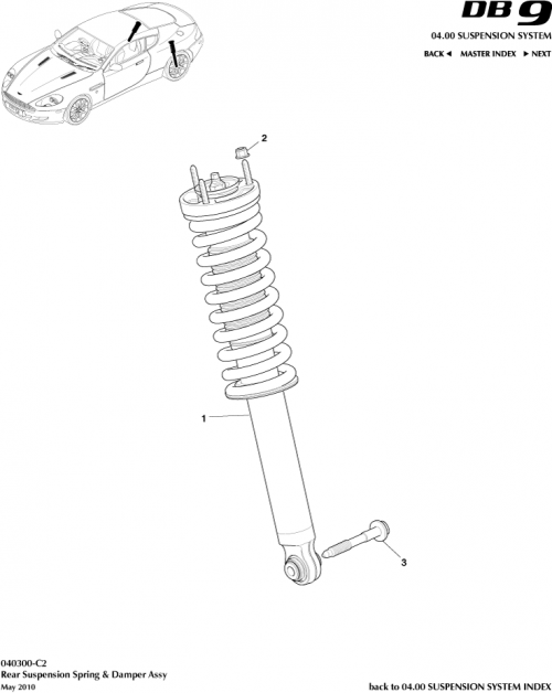 Part Diagram for Aston Martin AG43-18W002-BA