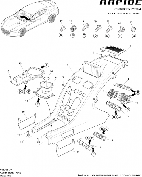 Part Diagram for Aston Martin FD43-10512F-AA