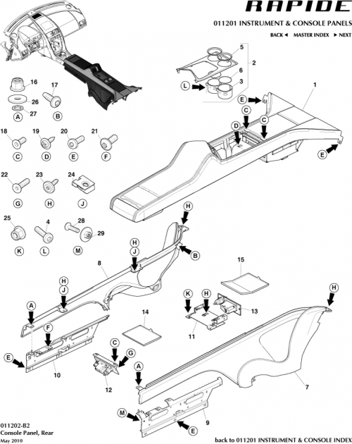 Part Diagram for Aston Martin SY9Y-6A003-BB