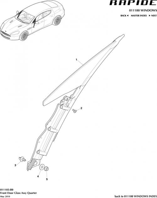 Part Diagram for Aston Martin AD43-C262A37-AL