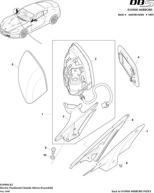 Part Diagram for Aston Martin 9G43-F21511-BB