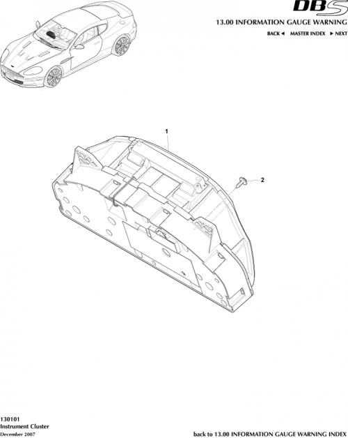 Part Diagram for Aston Martin 8D33-10849-DB