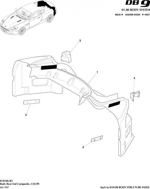 Part Diagram for Aston Martin 8G43-C45108-AA