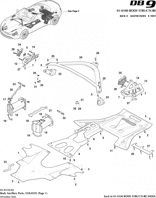 Part Diagram for Aston Martin HD33-44210-AA