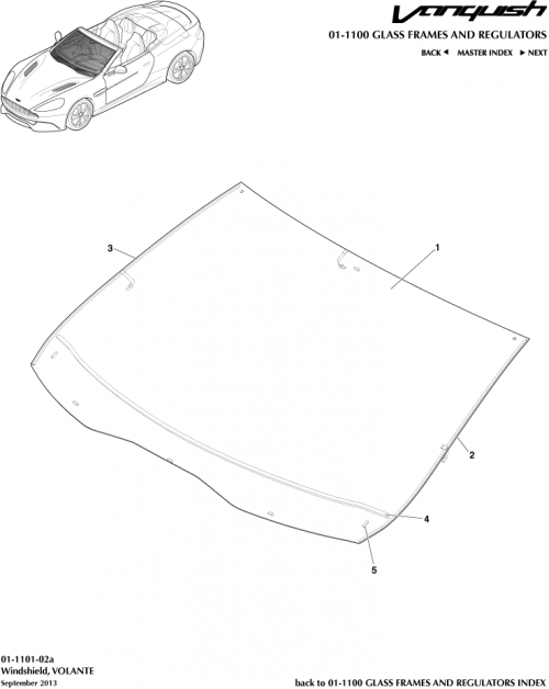 Part Diagram for Aston Martin ED33-76-10026