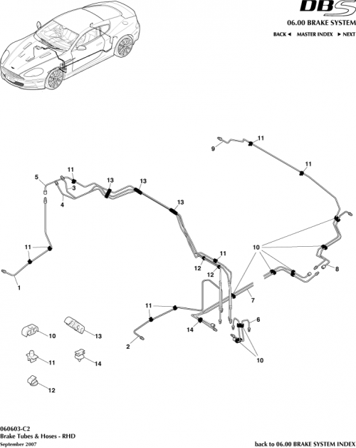 Part Diagram for Aston Martin 4G43-2M022-AB