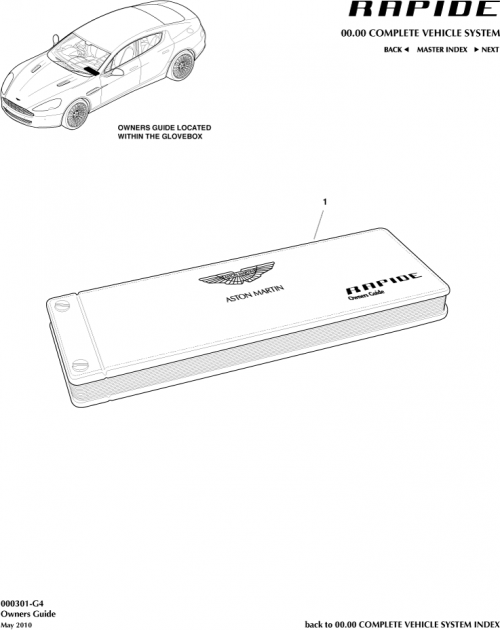 Part Diagram for Aston Martin AD43-40-10053