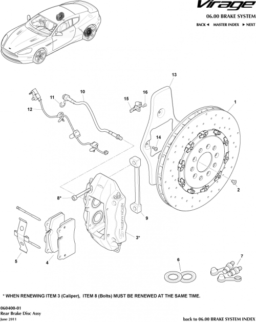 Part Diagram for Aston Martin AD23-2C465-CA