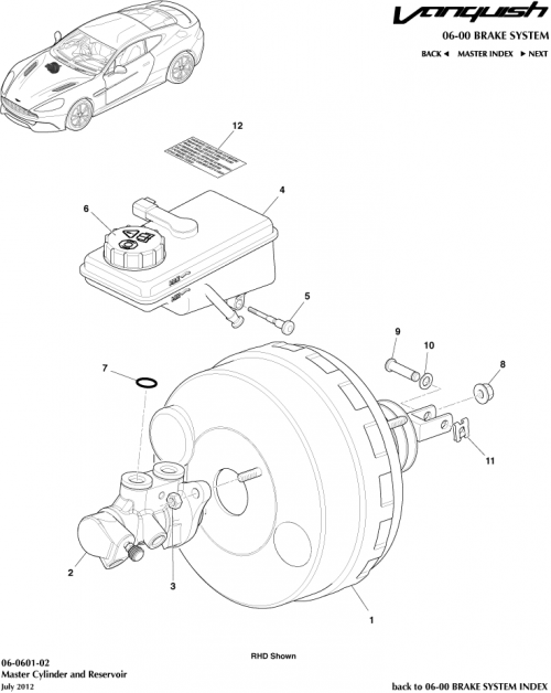 Part Diagram for Aston Martin ED23-2B195-AB