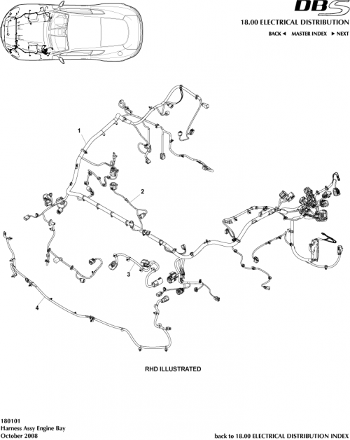 Part Diagram for Aston Martin SY9Y-017A87-BC