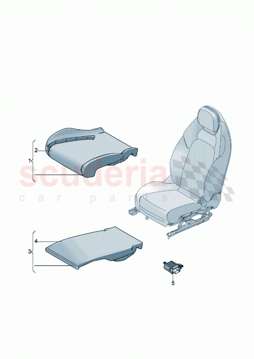 Part Diagram for Bentley 3SD959415B