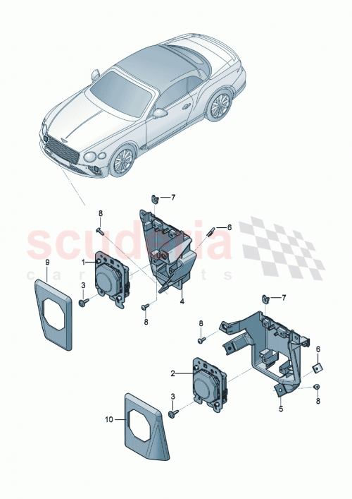 Part Diagram for Bentley N90777704