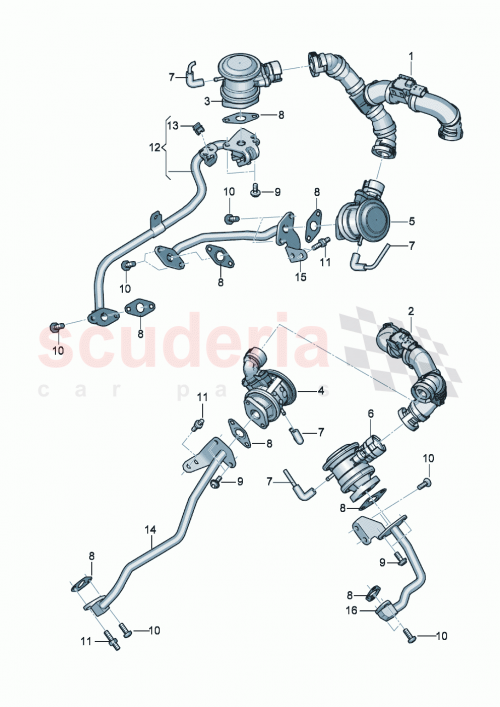 Part Diagram for Bentley 07P131101C
