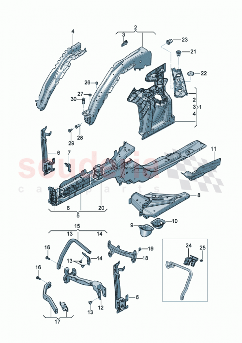 Part Diagram for Bentley 975804221C