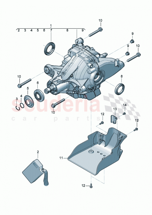 Part Diagram for Bentley 0AA409375F