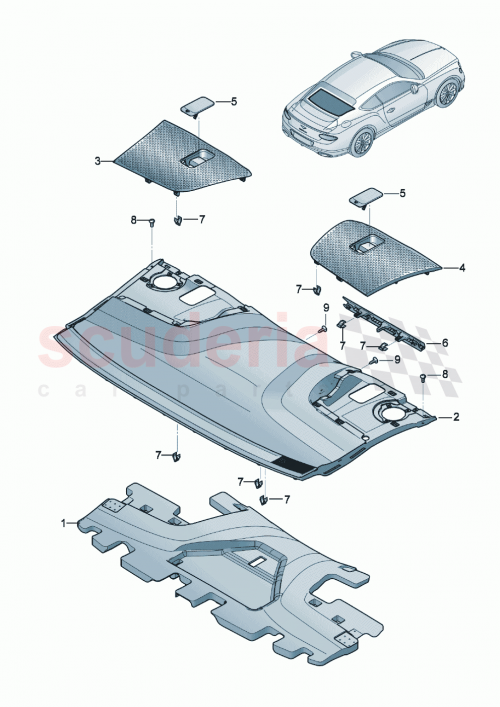 Part Diagram for Bentley 3SD863401K