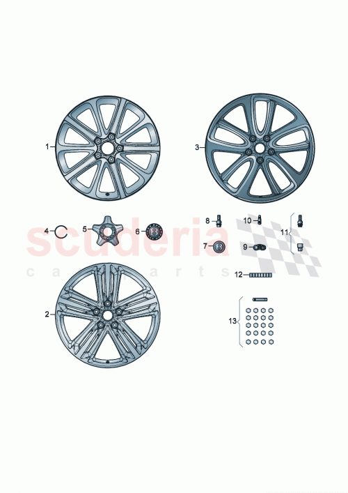 Part Diagram for Bentley 3SA601025BH