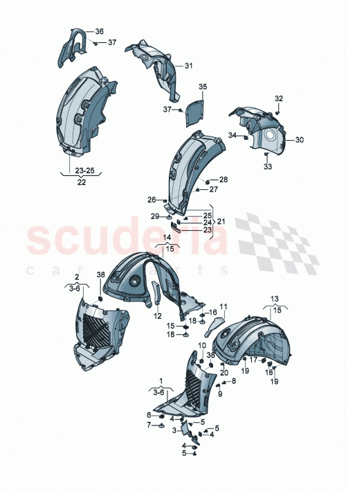 Part Diagram for Bentley 3SE807547