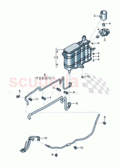 Part Diagram for Bentley 3SE201851D