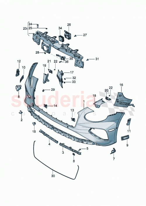 Part Diagram for Bentley 3SD 807 246 A