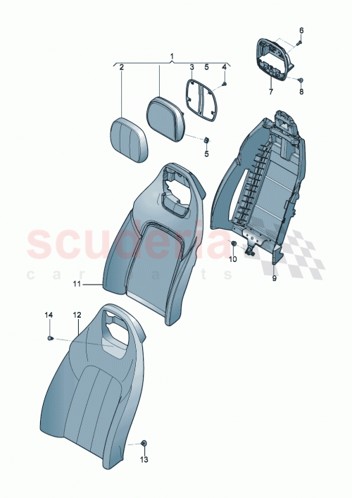 Part Diagram for Bentley 3SD885806BJ