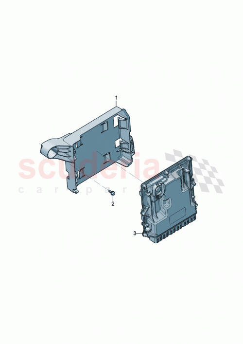 Part Diagram for Bentley 3SE906204