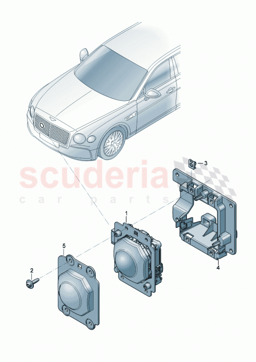 Part Diagram for Bentley 3SA 805 795