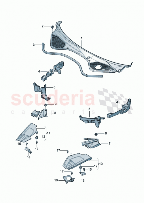 Part Diagram for Bentley 3SC819401F