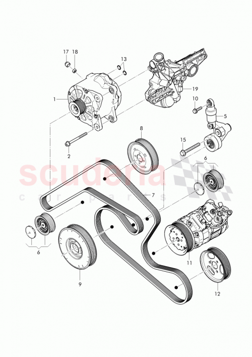 Part Diagram for Bentley 07C145933T