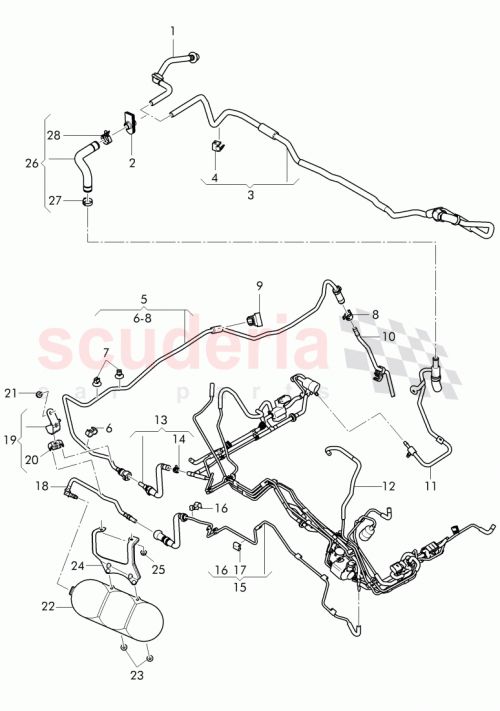 Part Diagram for Bentley 4W0 612 391 B