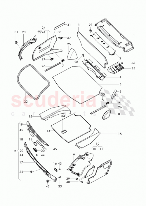 Part Diagram for Bentley 3Y5868645C