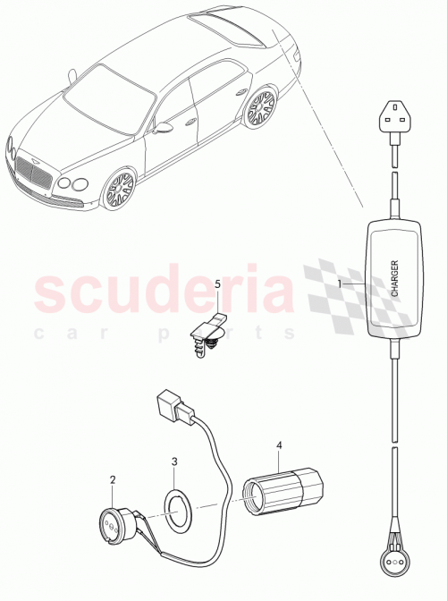 Part Diagram for Bentley WHT 005 882