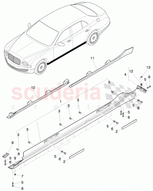 Part Diagram for Bentley 3Y5853200A
