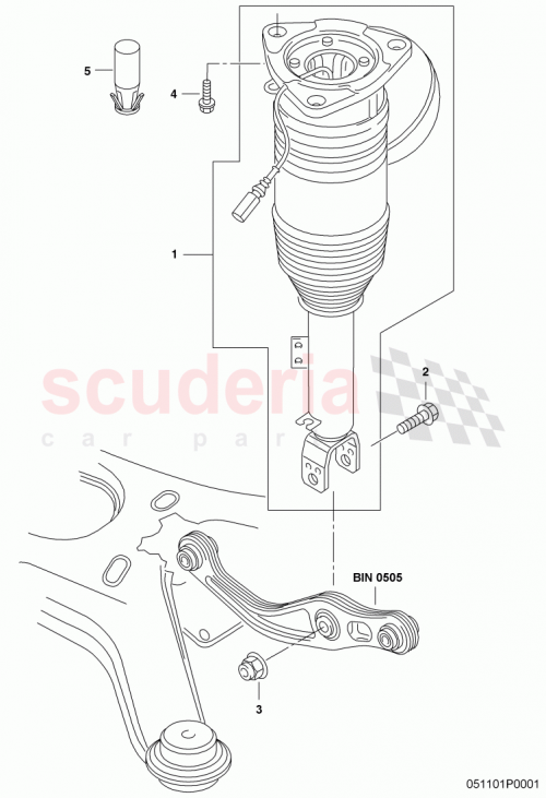 Part Diagram for Bentley 3W0 616 002 C