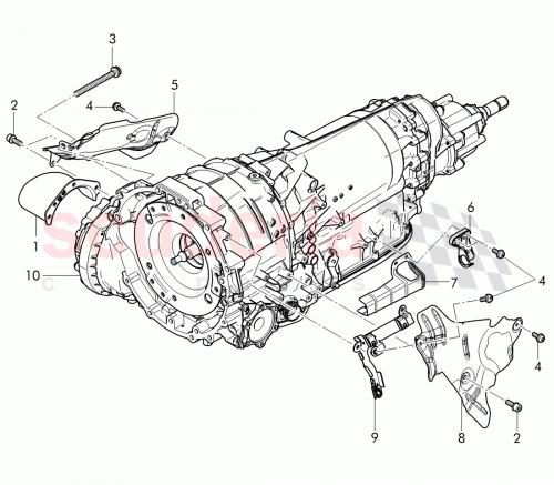 Part Diagram for Bentley 3W0 301 328 F