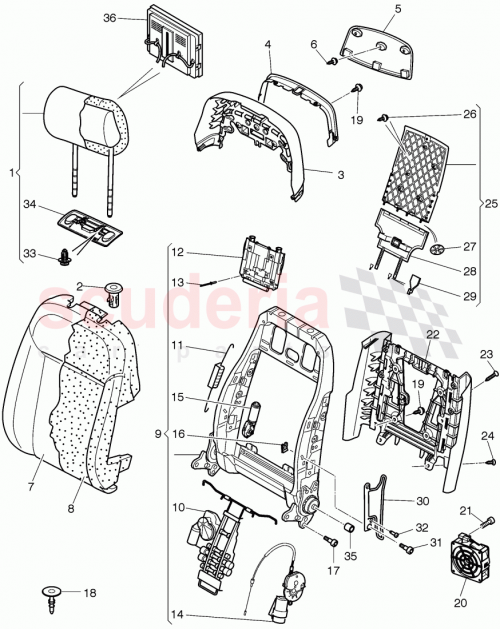 Part Diagram for Bentley 3W5881901D