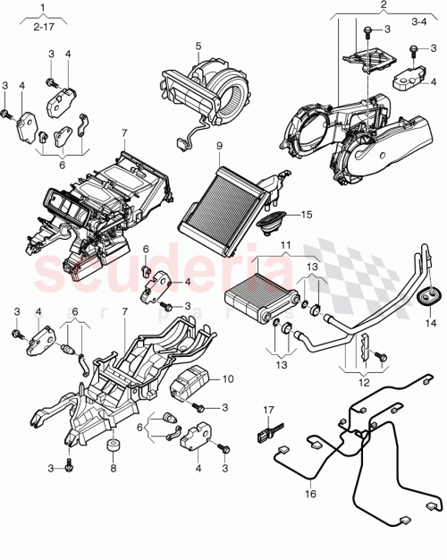 Part Diagram for Bentley 3Y0 820 004 C