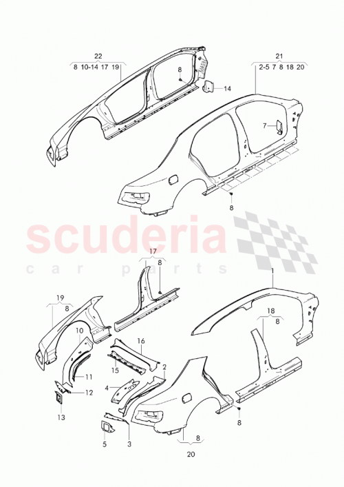 Part Diagram for Bentley 4W0 898 165