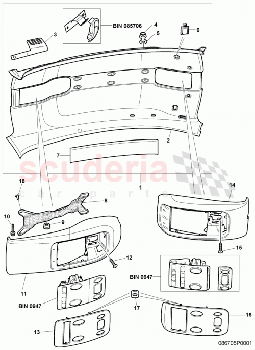 Part Diagram for Bentley N91062801